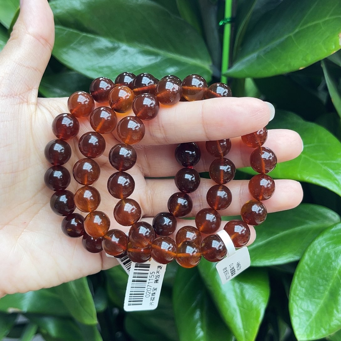 琥珀未镶嵌手链10 m多样性发其一