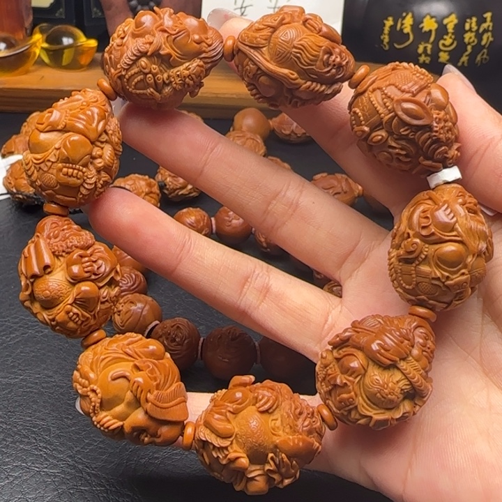 手串/手链橄榄核骑兽群仙