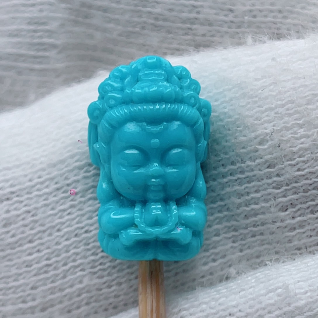 绿松石未镶嵌颈饰卡8-13-11