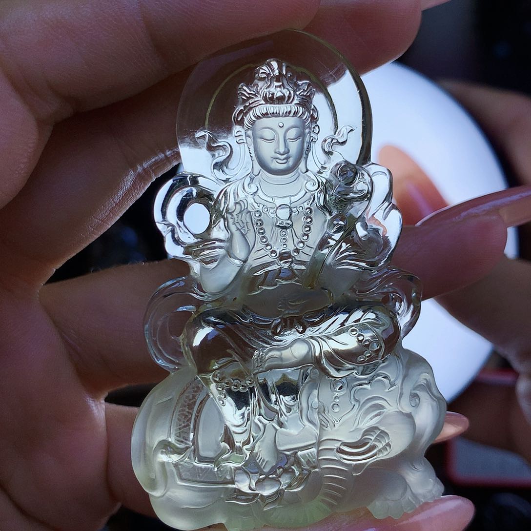 水晶颈饰未镶嵌小*熙，