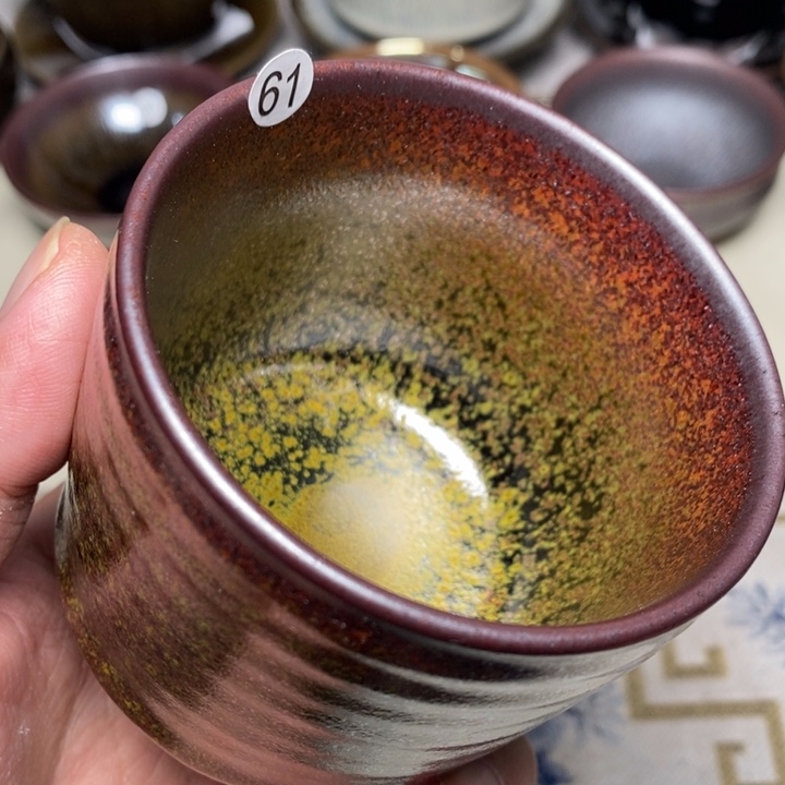 茶盏盏心茶器放漏了