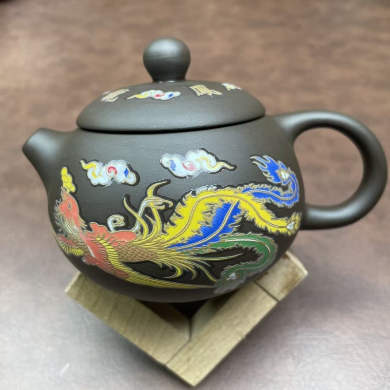 高端变色龙凤呈祥西施美人壶（单壶）