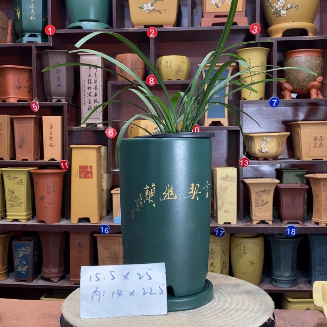 紫砂艺术紫砂花盆