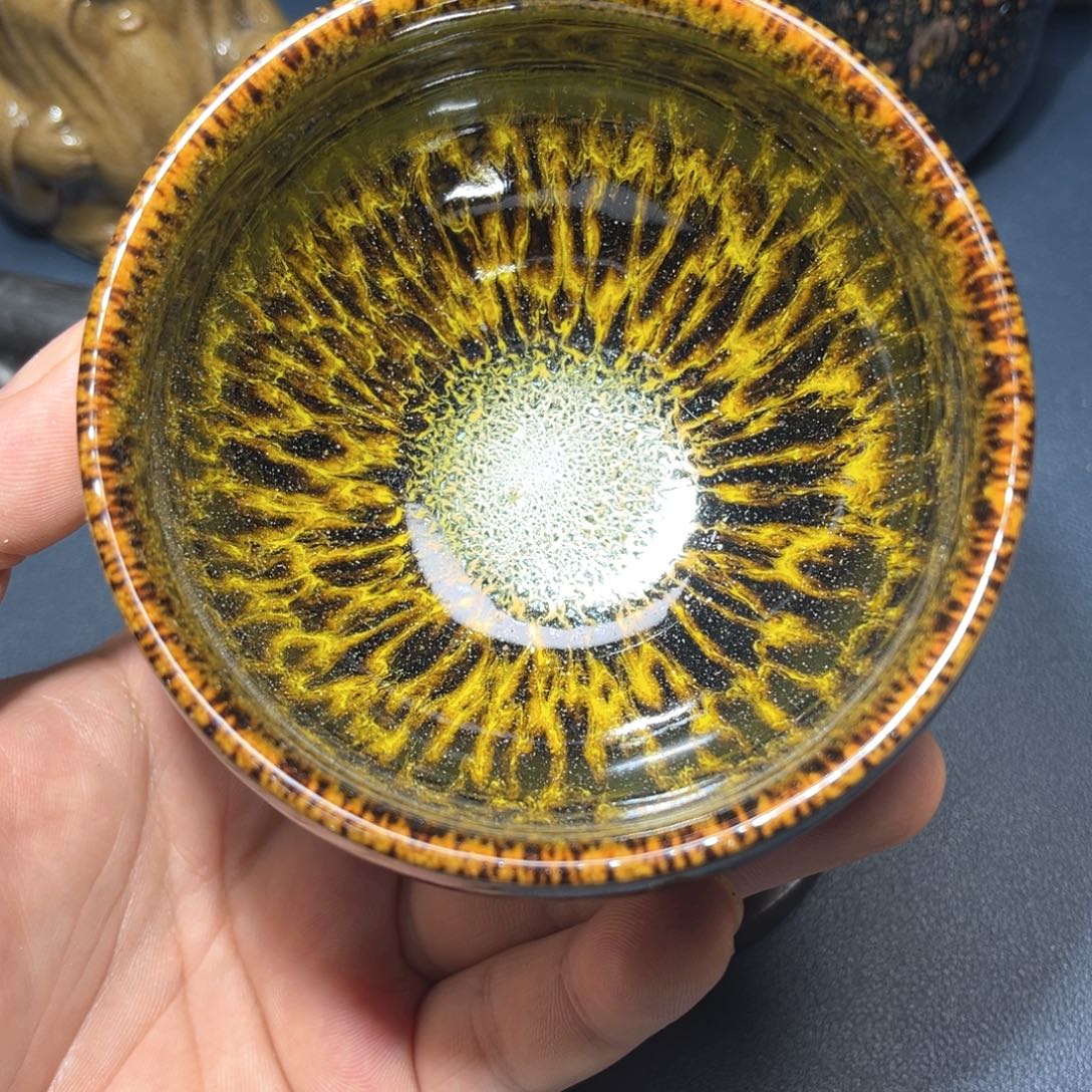 茶盏建盏手握泡茶主人杯