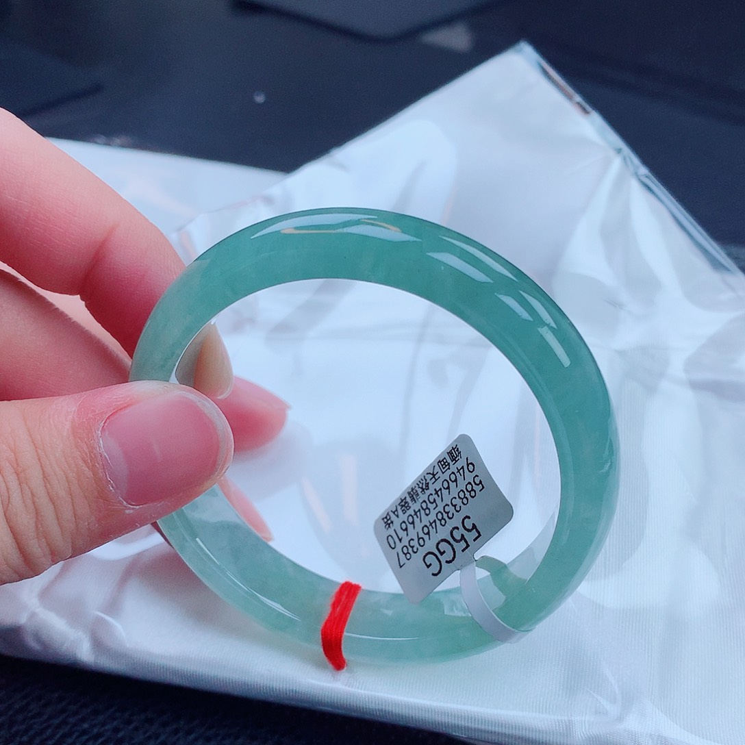 翡翠未镶嵌手镯天然缅甸翡翠A货手镯