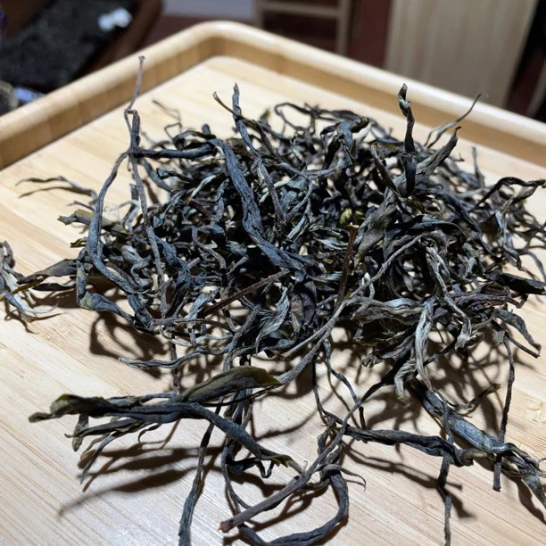 【原生大叶种单株古树晒青】2025年古树晒青