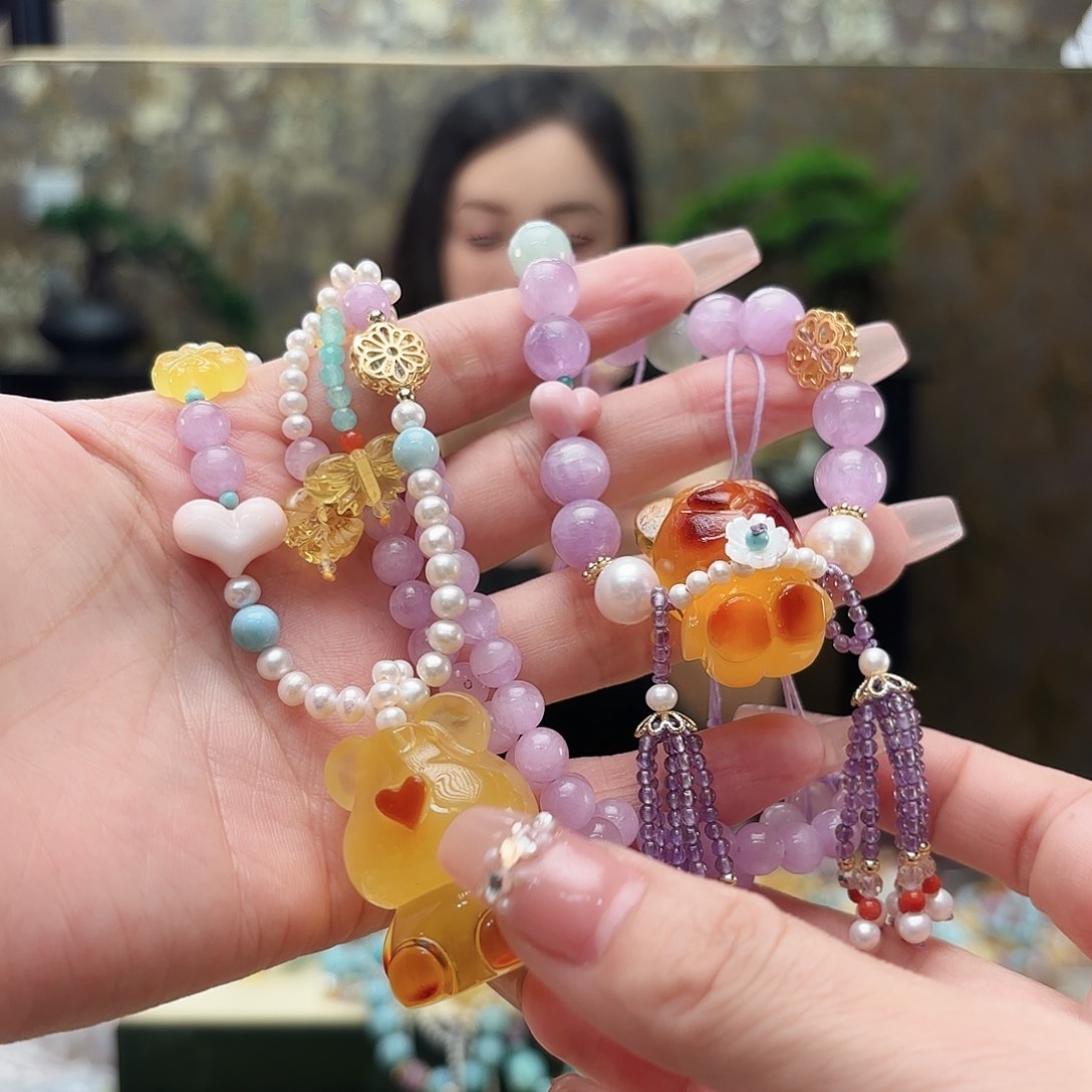 未镶嵌琥珀手链琥珀