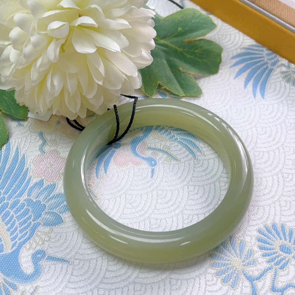 【印象眸产品部专享】天然和田玉清水正装手镯多样性发一cg