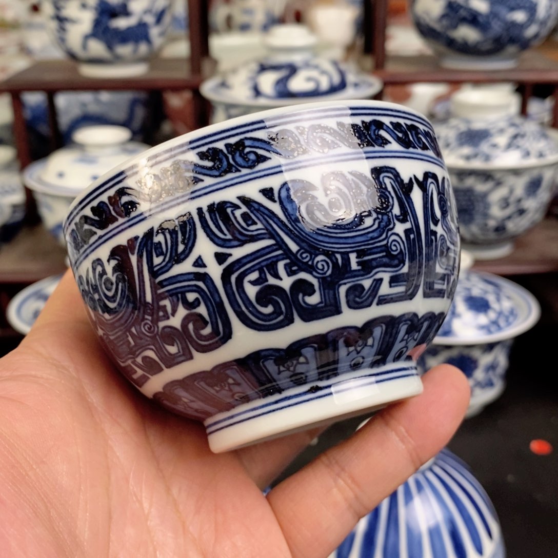 【闪购商品】景德镇瓷器盖碗茶器