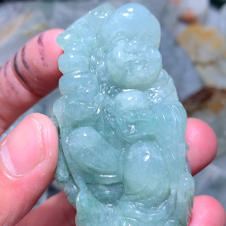 翡翠未镶嵌颈饰保真天然a货翡翠