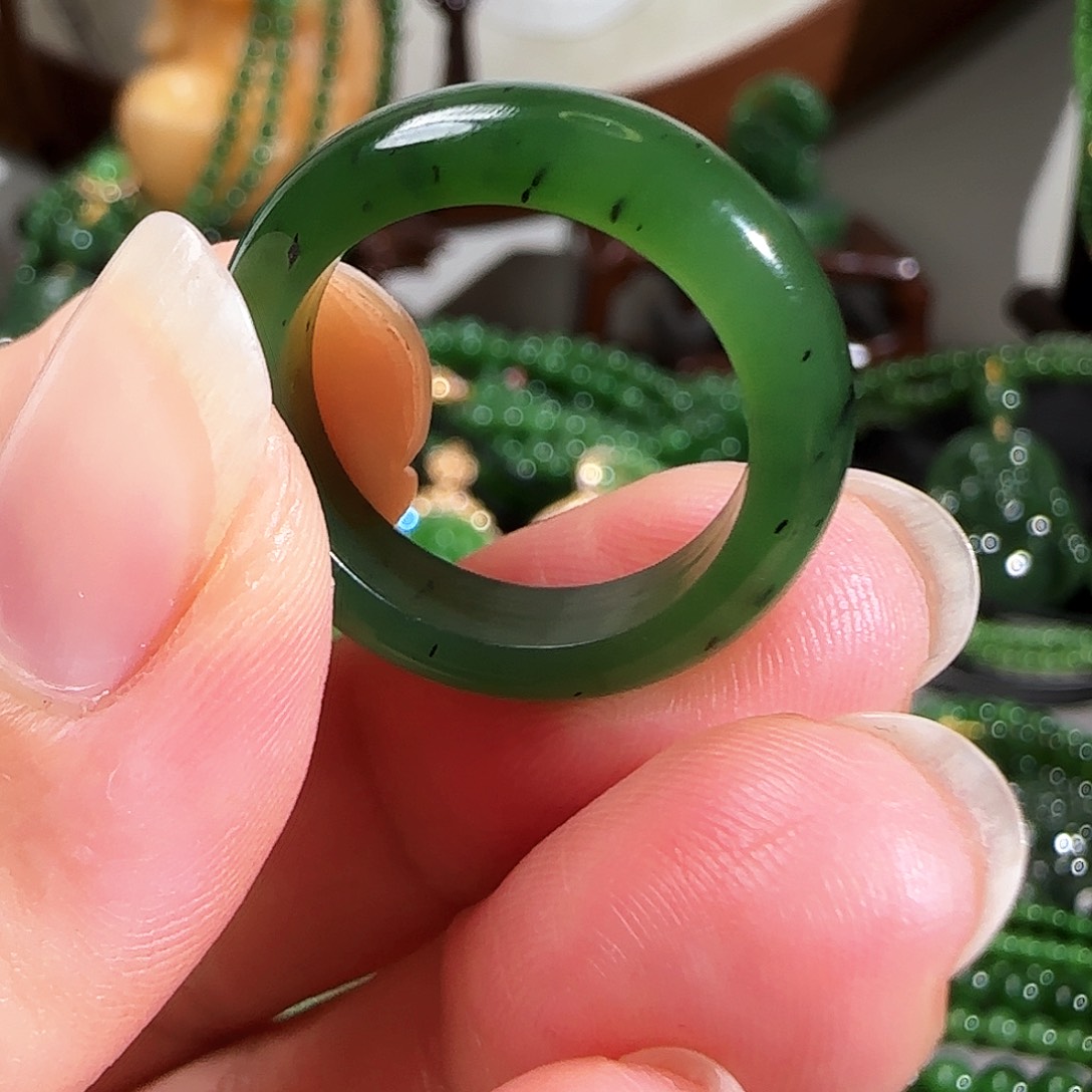 和田玉（糖玉）戒指未镶嵌