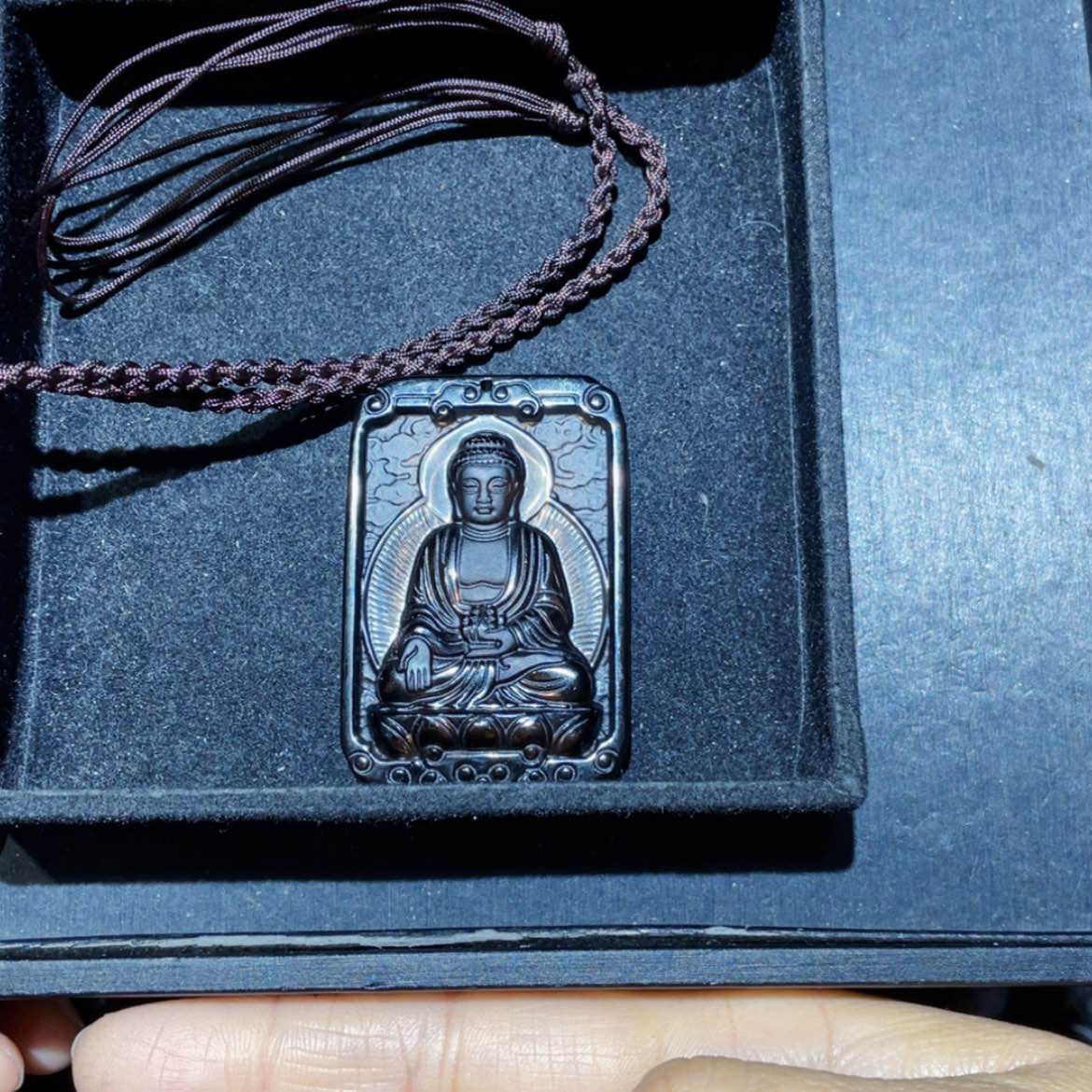 【闪购商品】黑曜岩吊坠(不含链)未镶嵌藝*傢