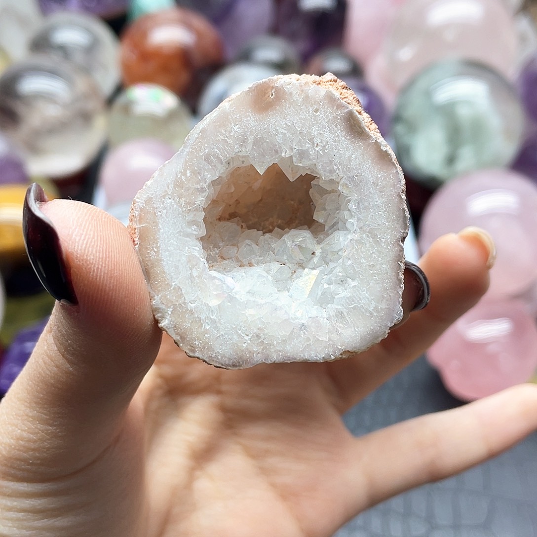 霞***平珠宝半成品未镶嵌水晶25