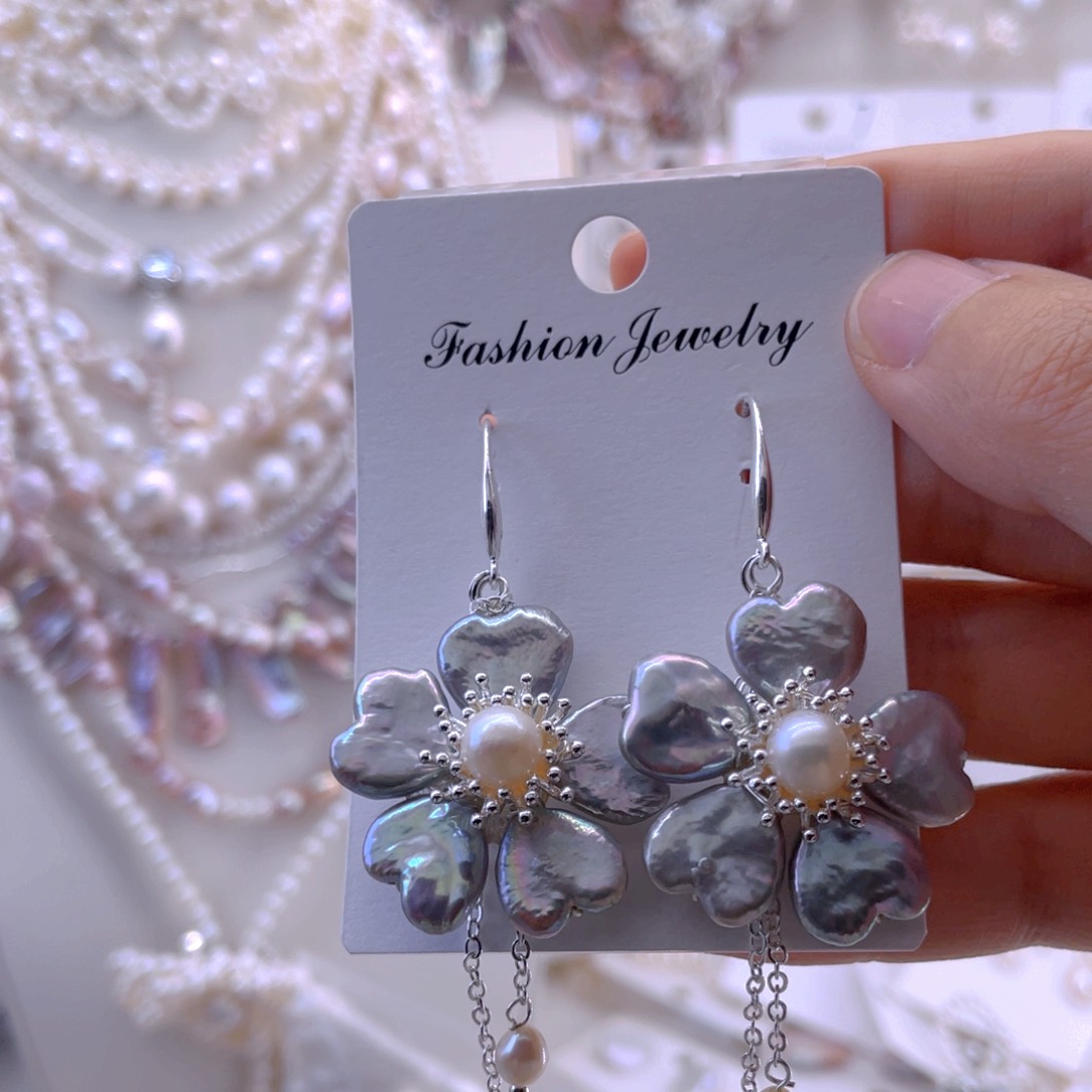 未镶嵌耳饰淡水珍珠