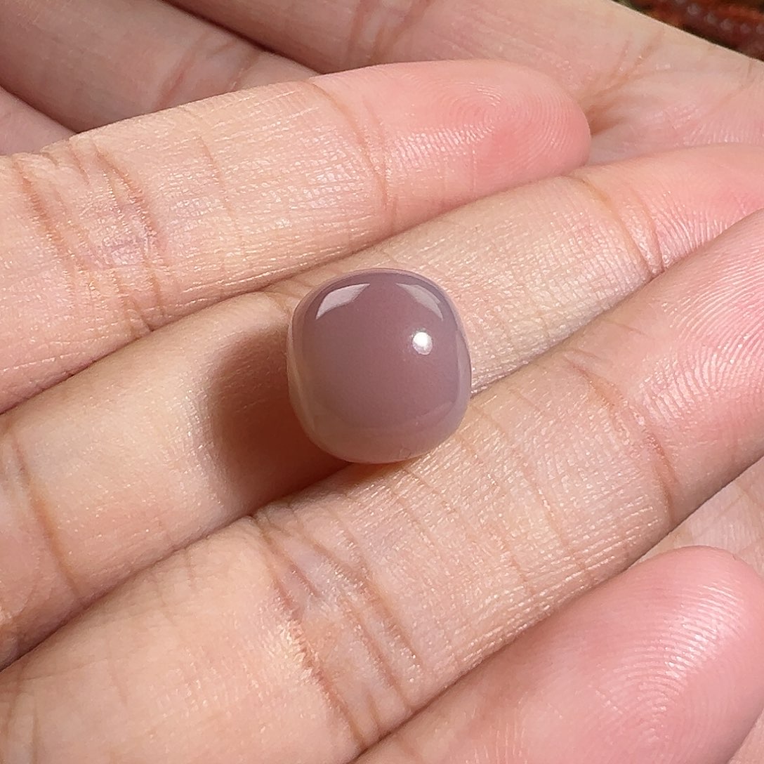 玛瑙/玉髓珠宝奇石未镶嵌粉糯老型珠11.3m m