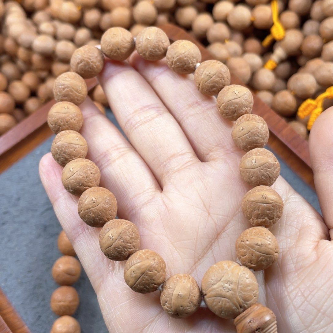 凤眼菩提手串L182-K20凤眼菩提12+同树铁籽