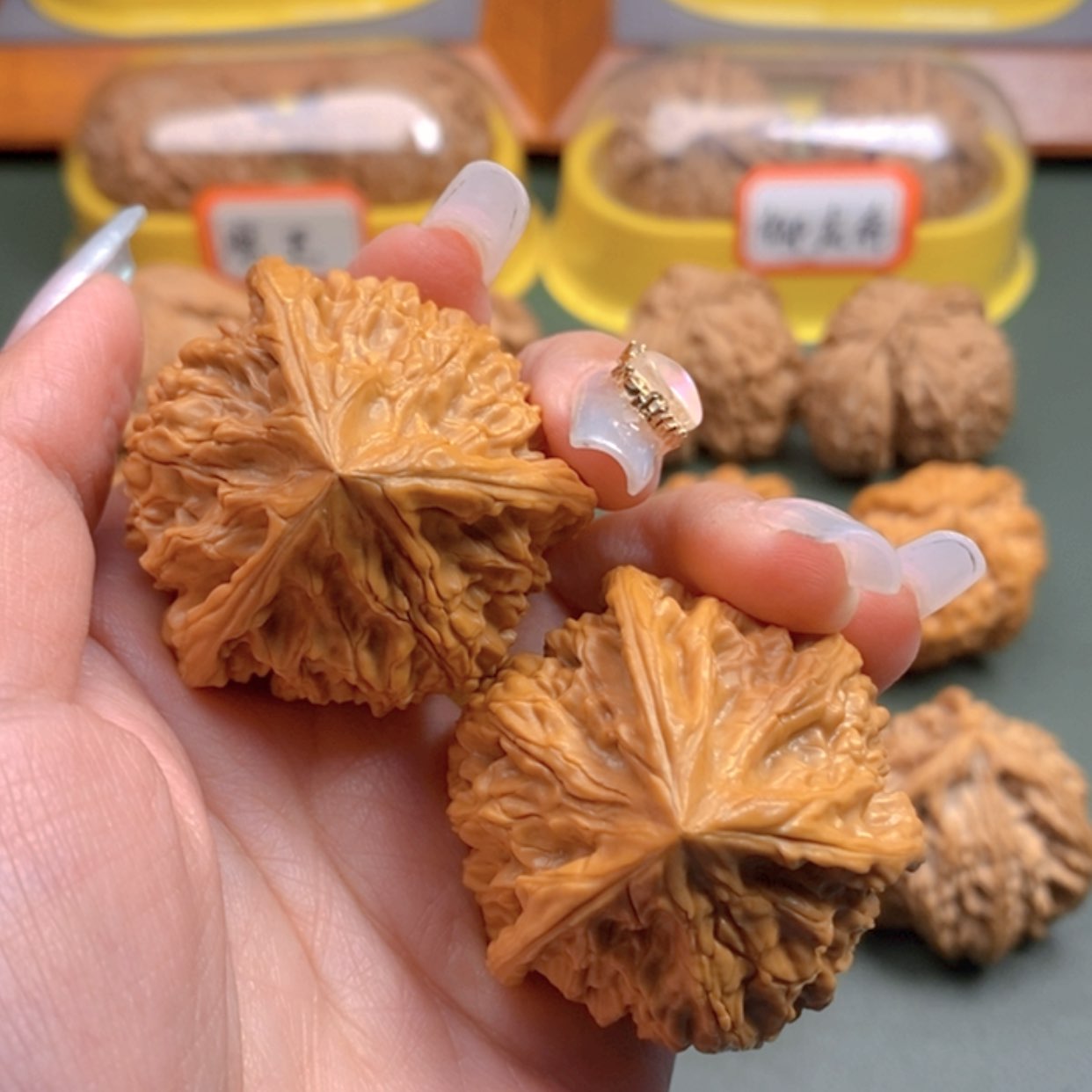 【闪购商品】文玩核桃把件开*?文玩23 文玩