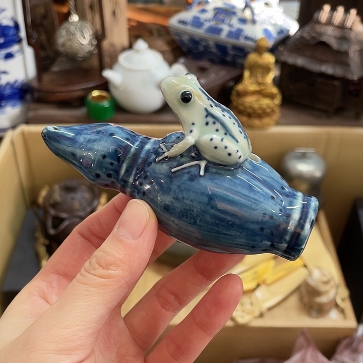 瓷中古工艺品摆件