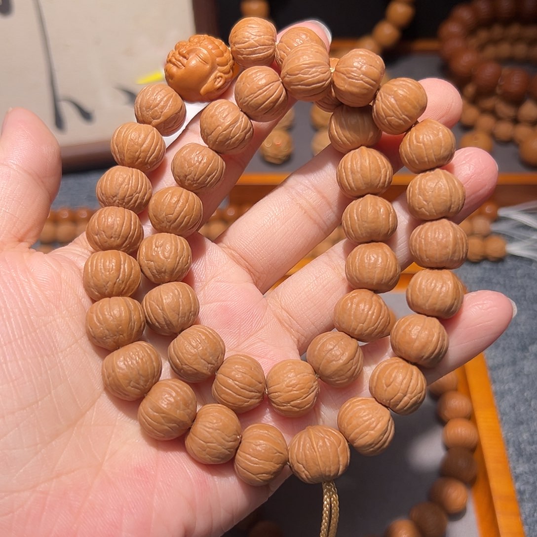 乔***丁猴头核桃手串南瓜36颗手持