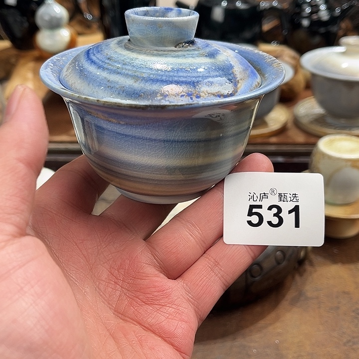 沁庐柴窑古法柴烧全手工茶具