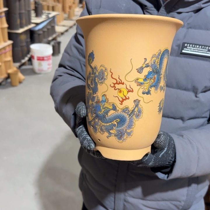 紫砂花盆破损补发