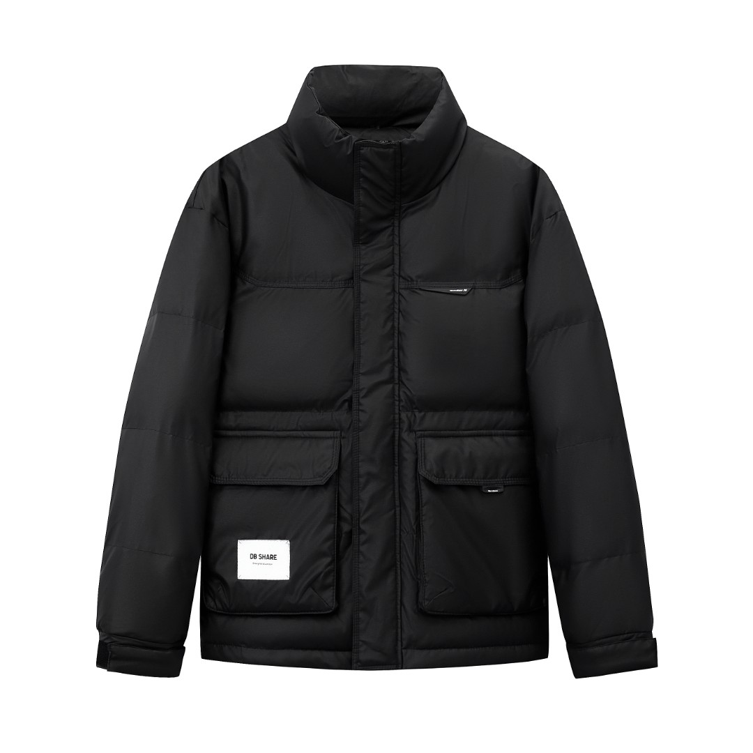 C57加厚保暖拼接百搭羽绒服JC