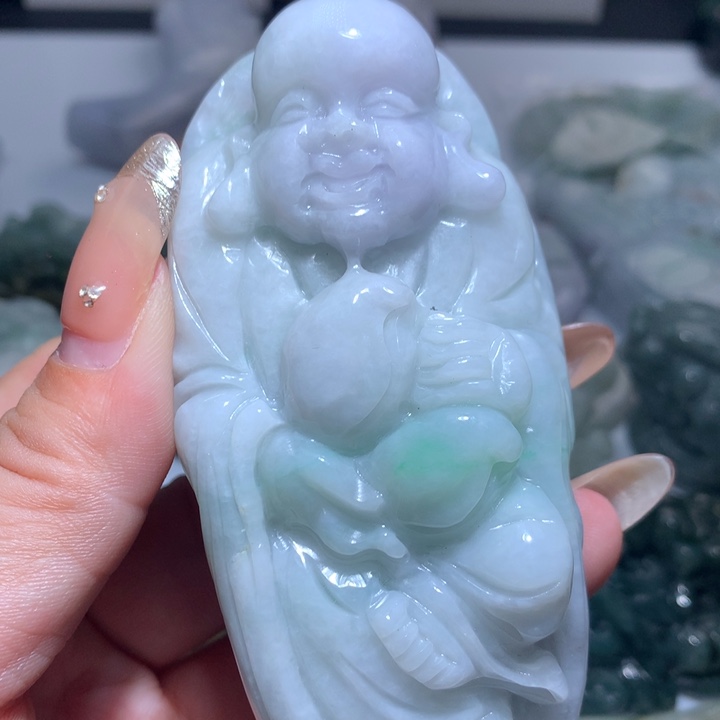 翡翠未镶嵌颈饰保真天然A货翡翠