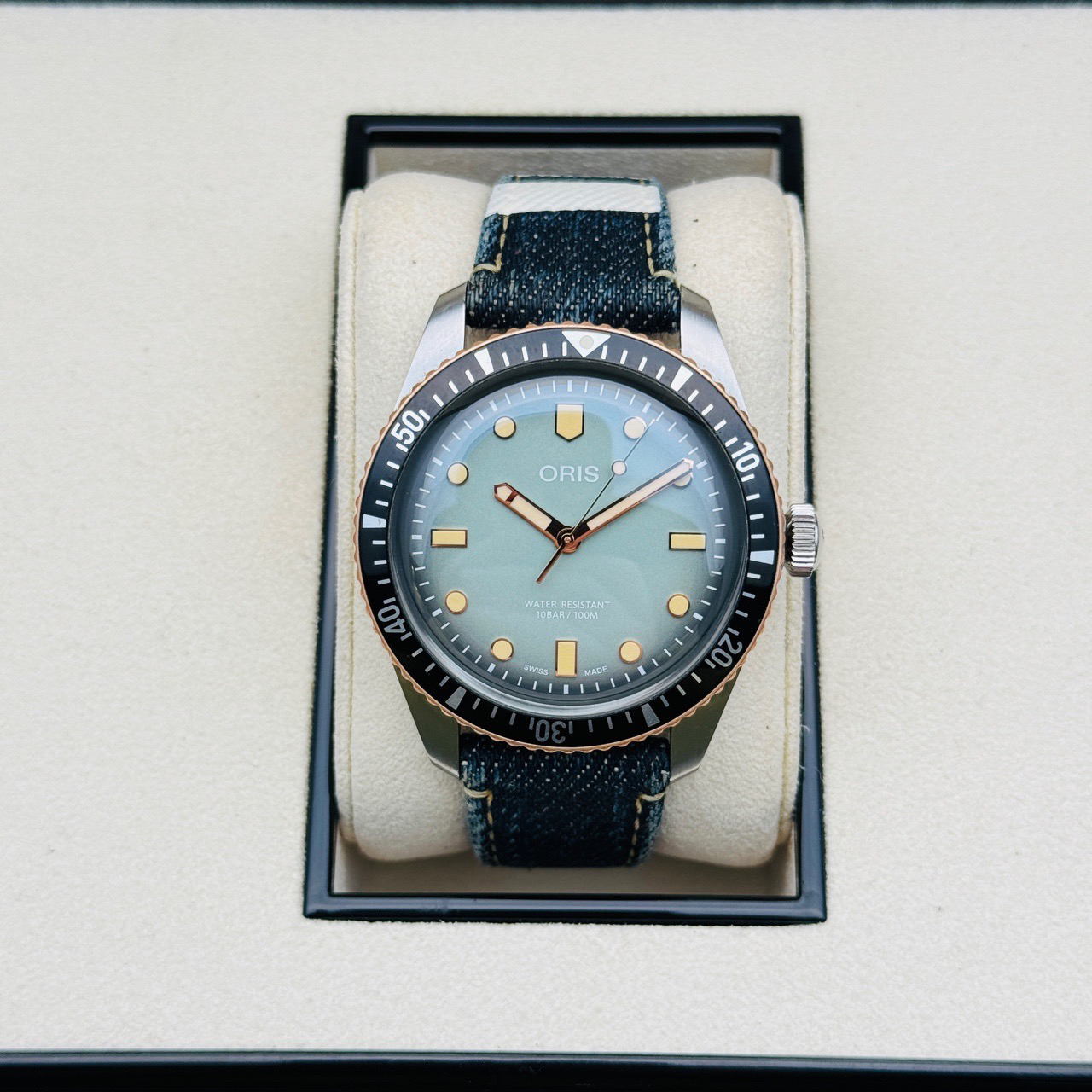 95新 Oris/豪利时 豪利时潜水系列0173377074337手表经典腕表