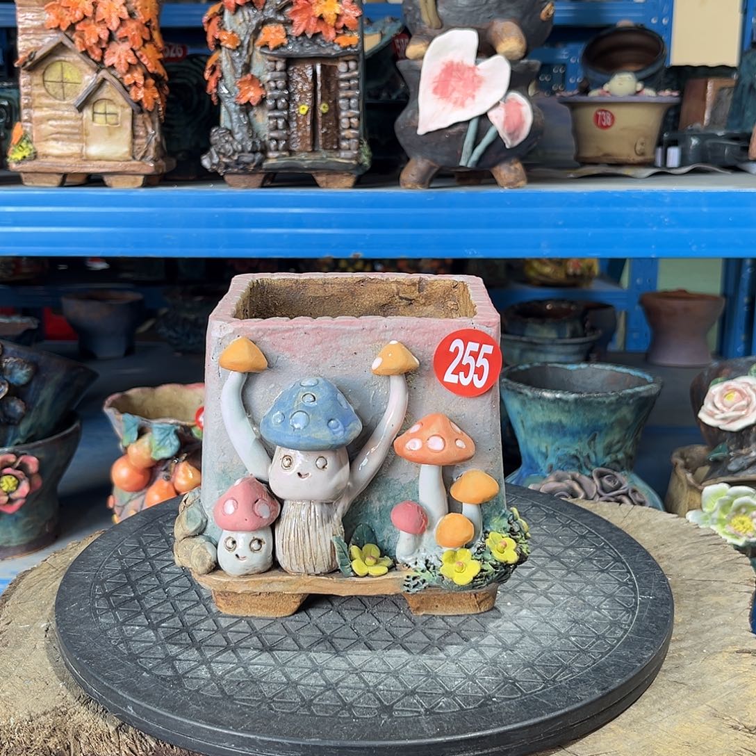 255 号陶然花器手工花盆