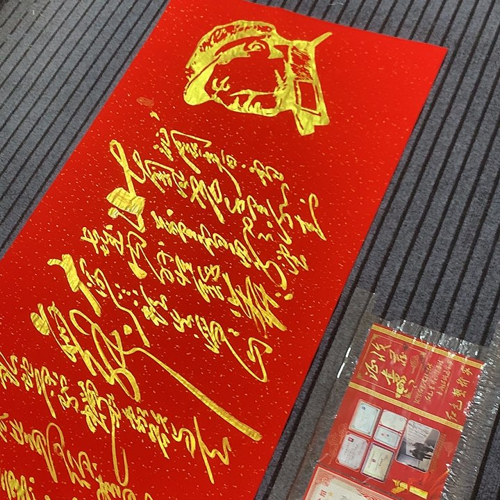 书法冯伟老师红头像雪