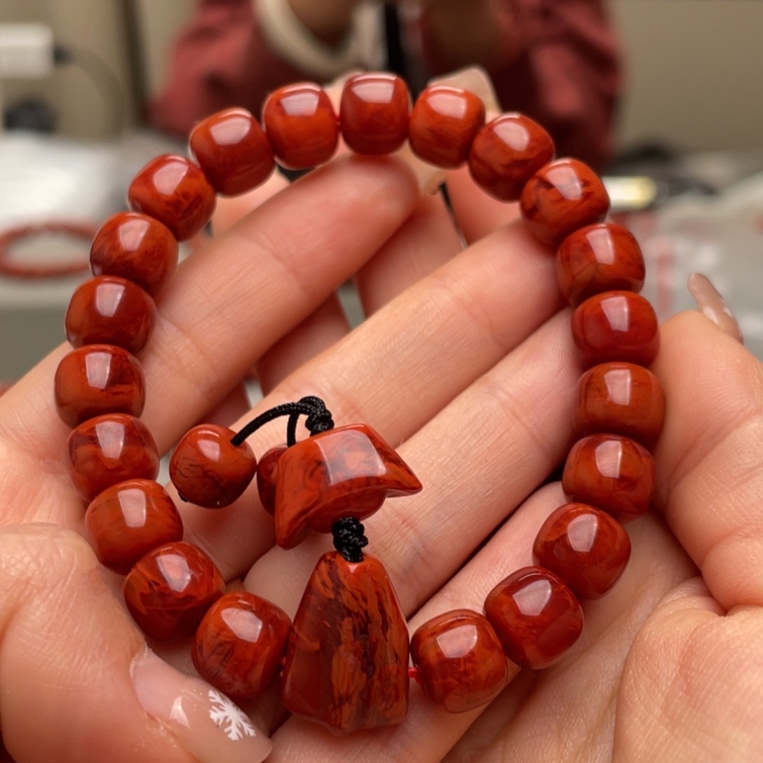 南红玛瑙手链未镶嵌太*葵