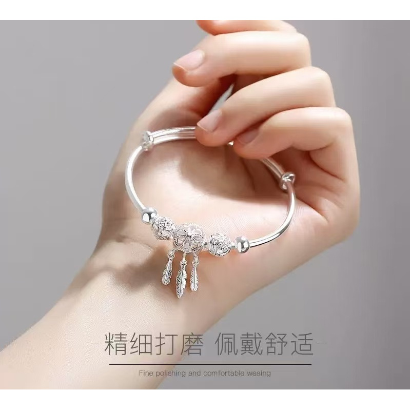 足银手镯 铺梦网精品手镯A931