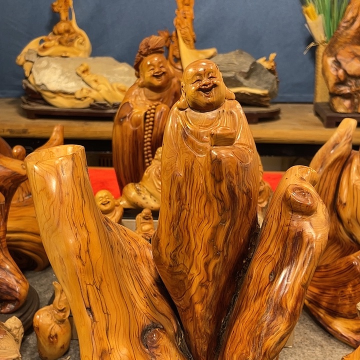 柏木（崖柏）太行崖柏根雕摆件