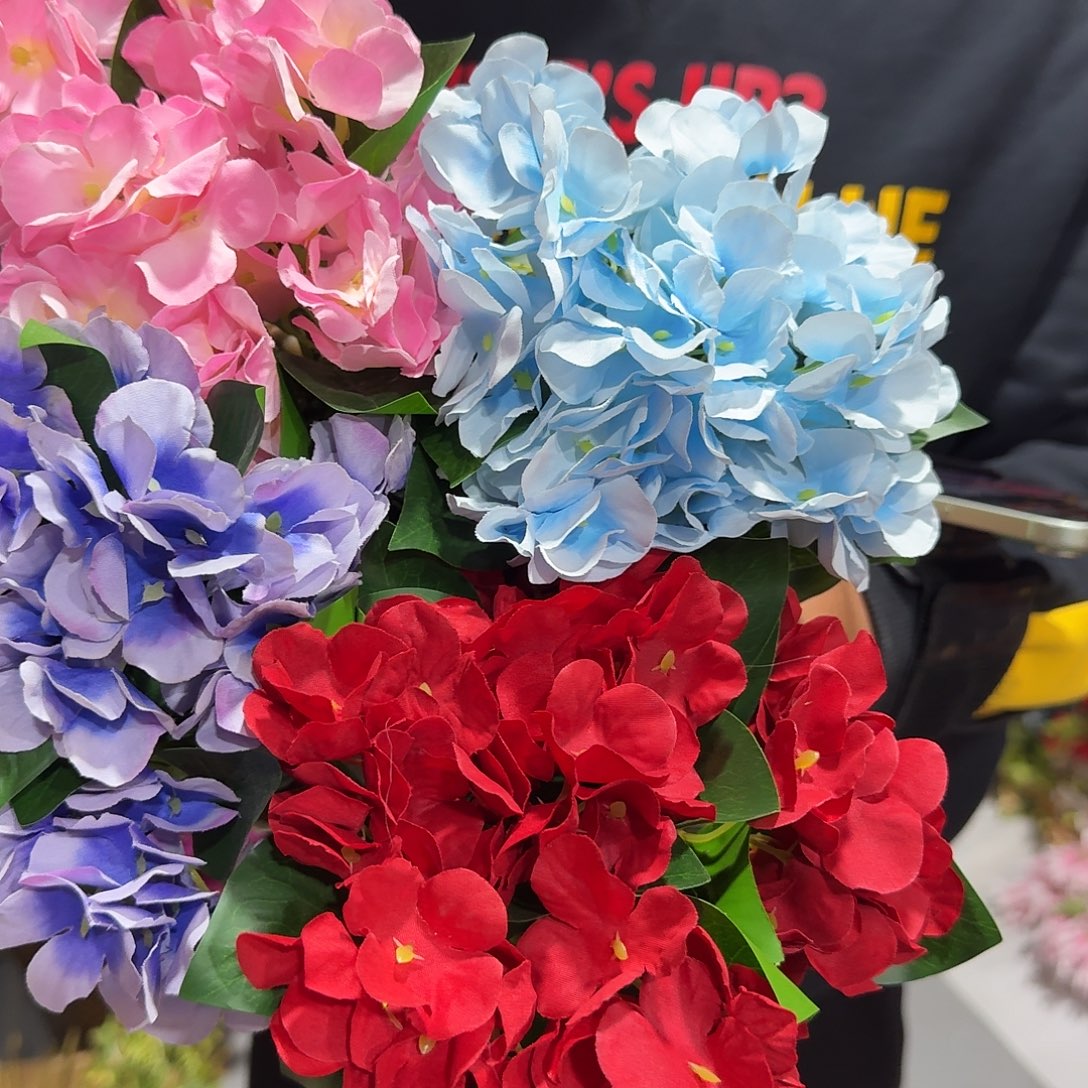4盆绣球花仿真花仿真