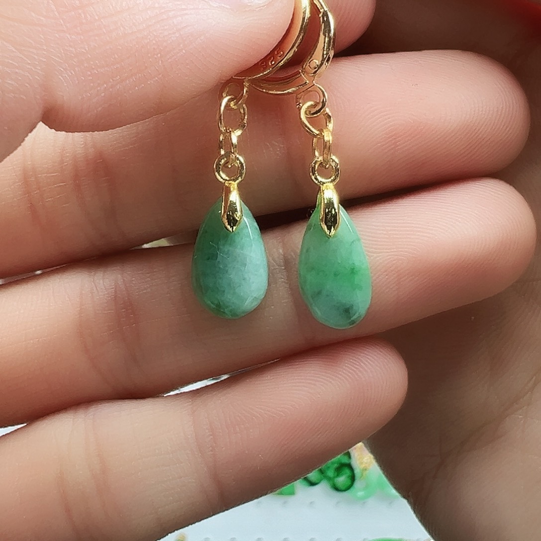 翡翠耳饰未镶嵌耳饰