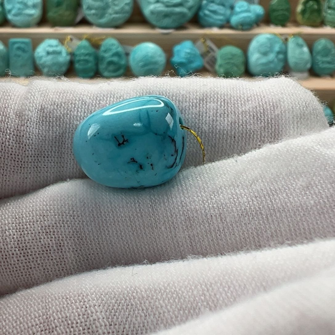 未镶嵌绿松石随形 13mm