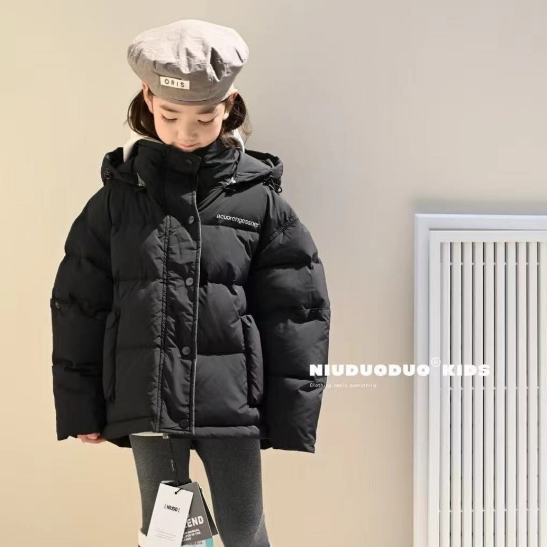 儿童羽绒服2024年冬季新款中大童韩版羽绒服90白鸭绒加厚外套潮