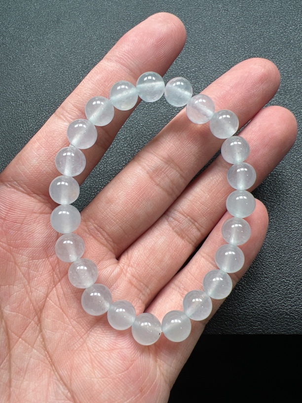 64号缅料胶感冰种手串卡8随机发一件多样性冰透手串珠玉手串女款