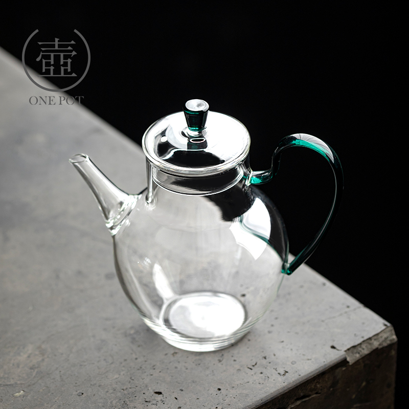 【闪购商品】玻璃茶壶家用手把煮水蒸茶壶 5202