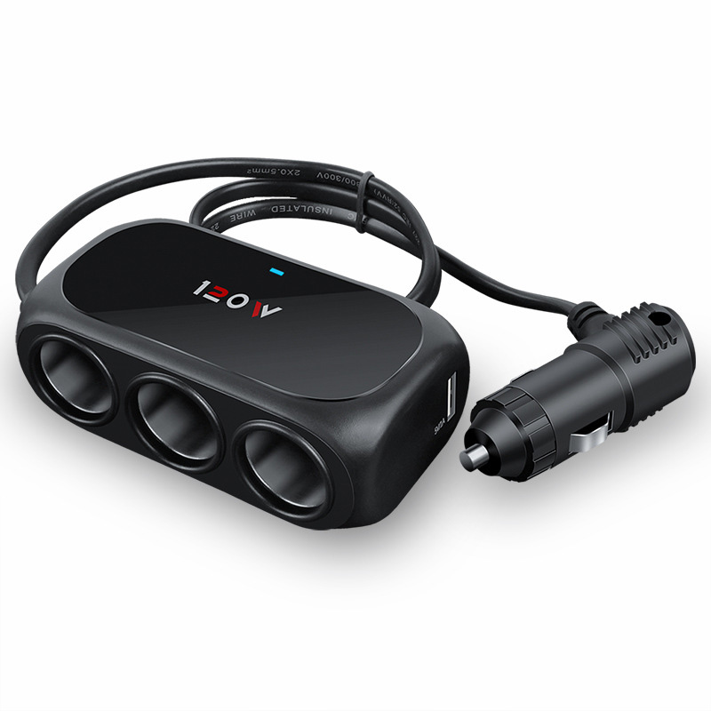 一拖三点烟器 汽车通风坐垫专用