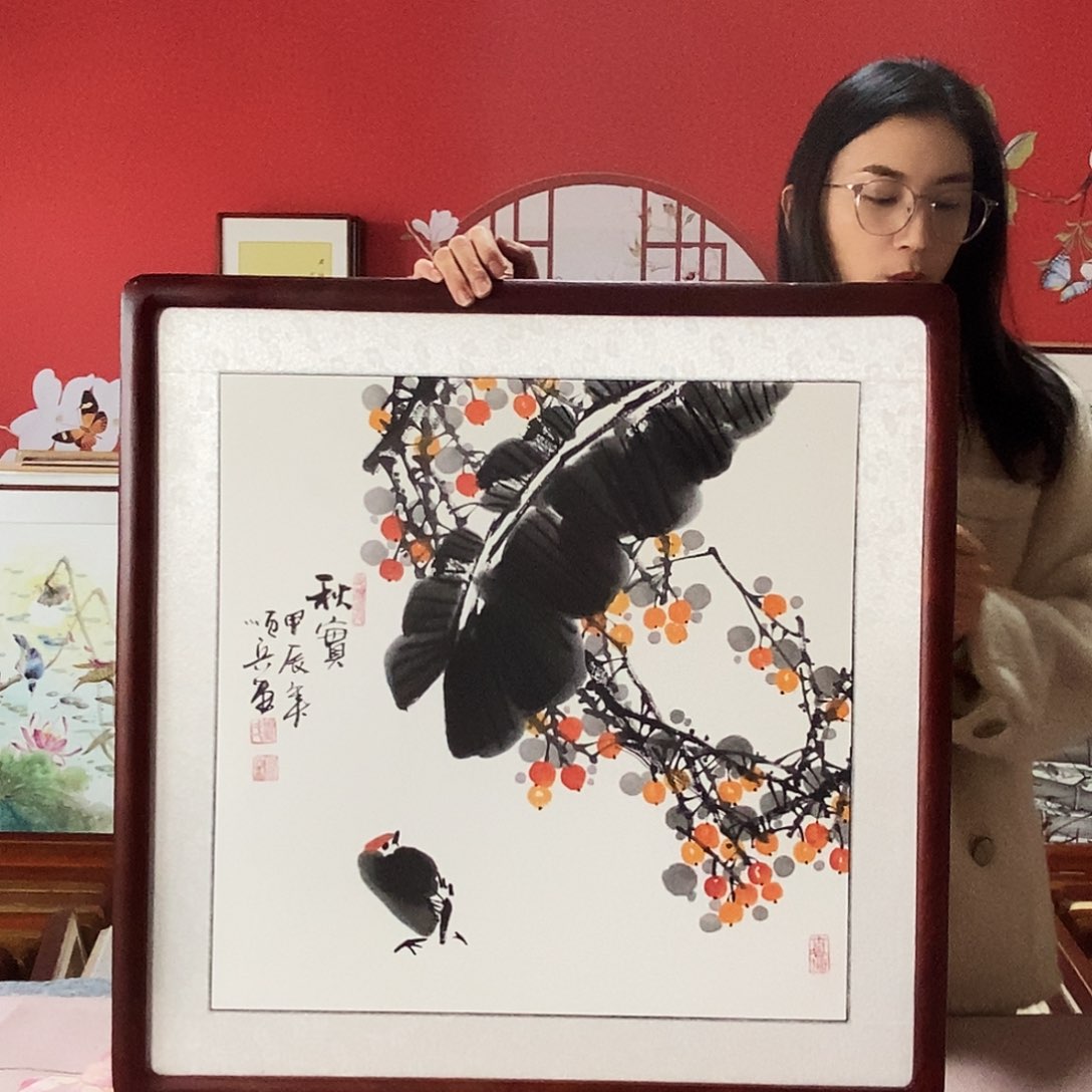 国画手写手绘国画作品