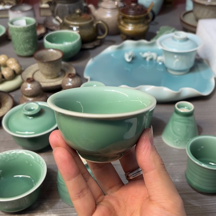 周连福 梅子青 压手杯