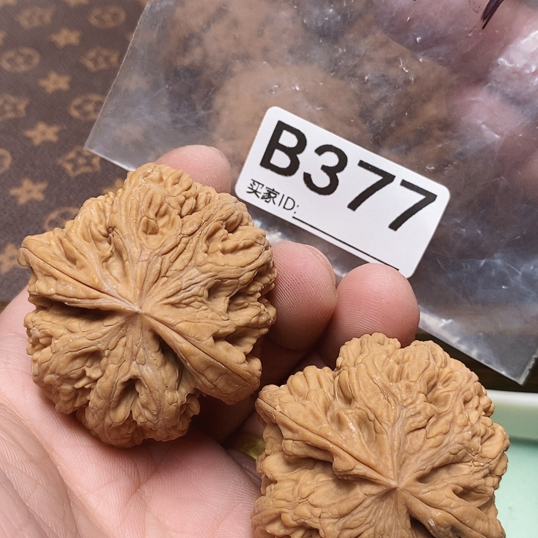 文玩核桃把件粗筋47尺。   