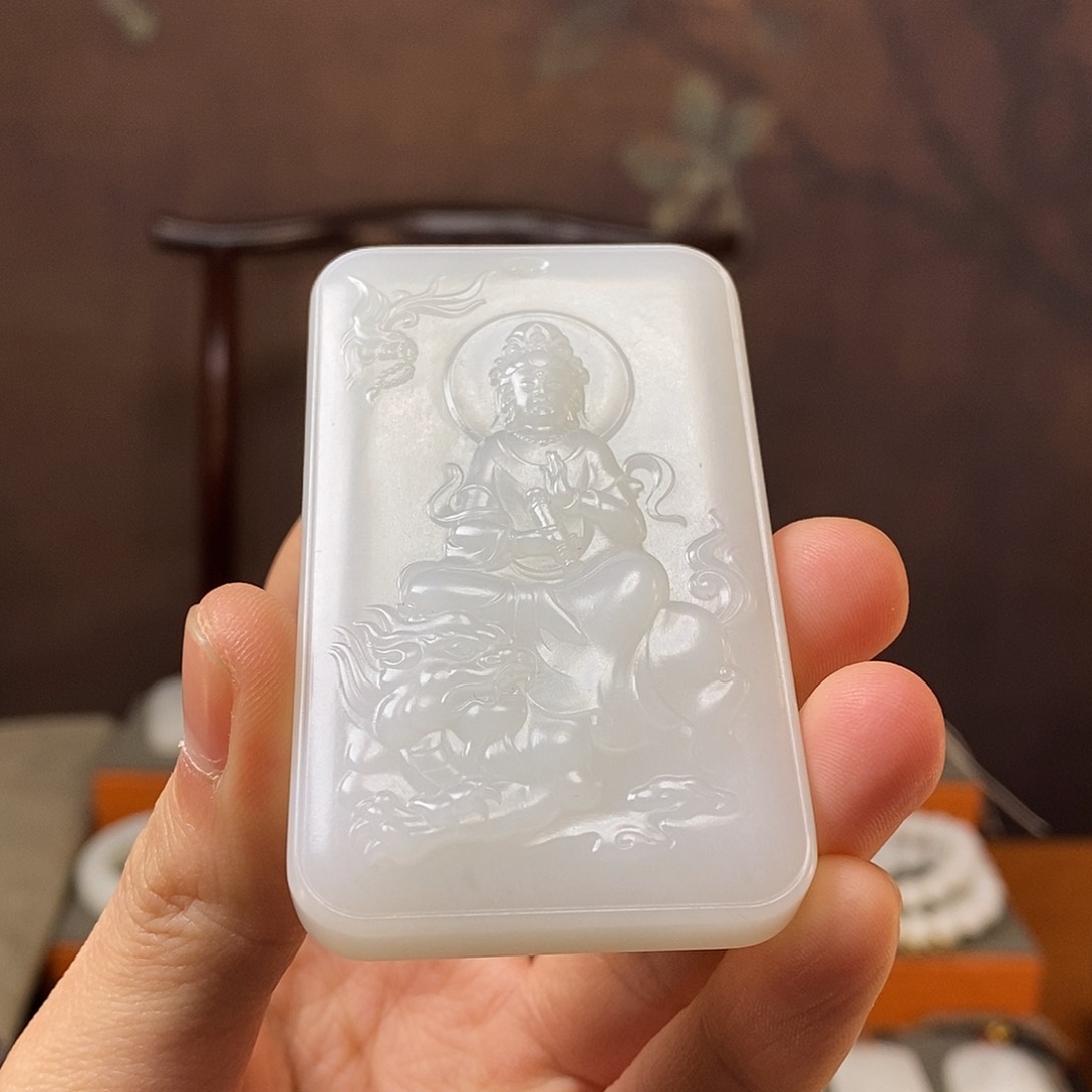 和田玉挂件未镶嵌j*