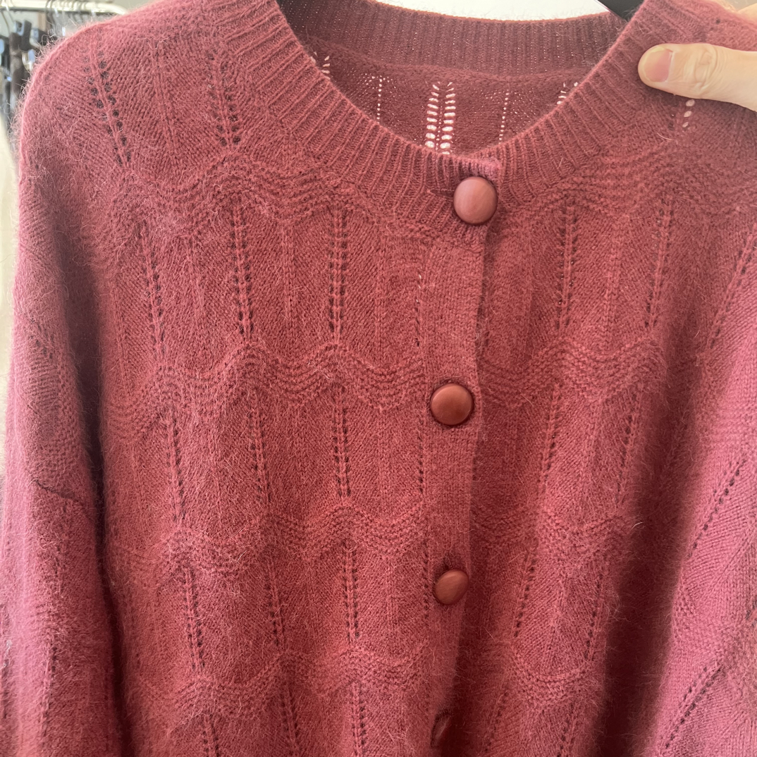 秋冬轻奢高级有质感百搭时尚慵懒风针织开衫女款