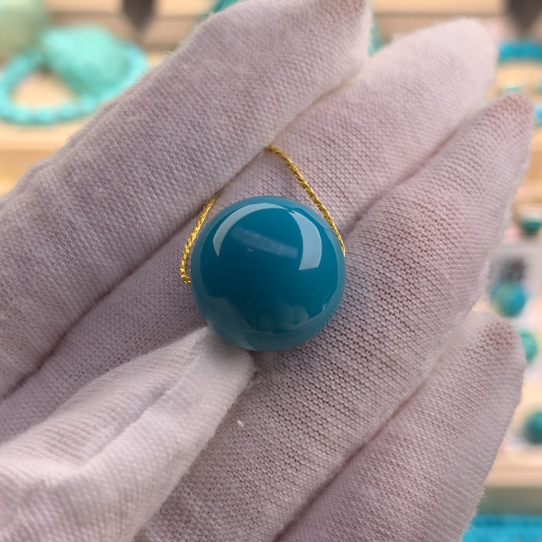 绿松石珠宝奇石未镶嵌15.8