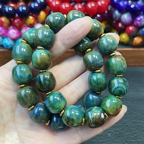 玛瑙未镶嵌手饰七彩药王石15