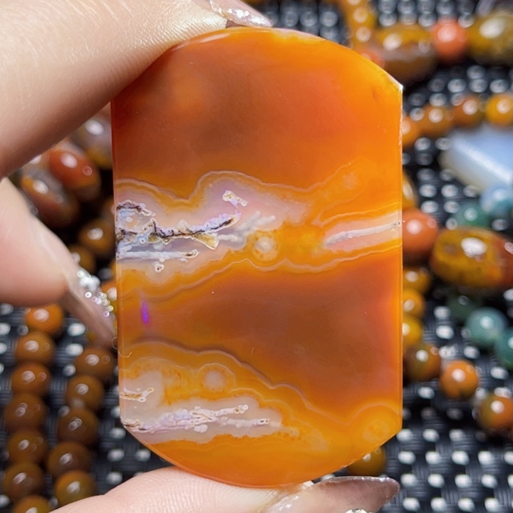 玛瑙/玉髓颈饰未镶嵌阿*