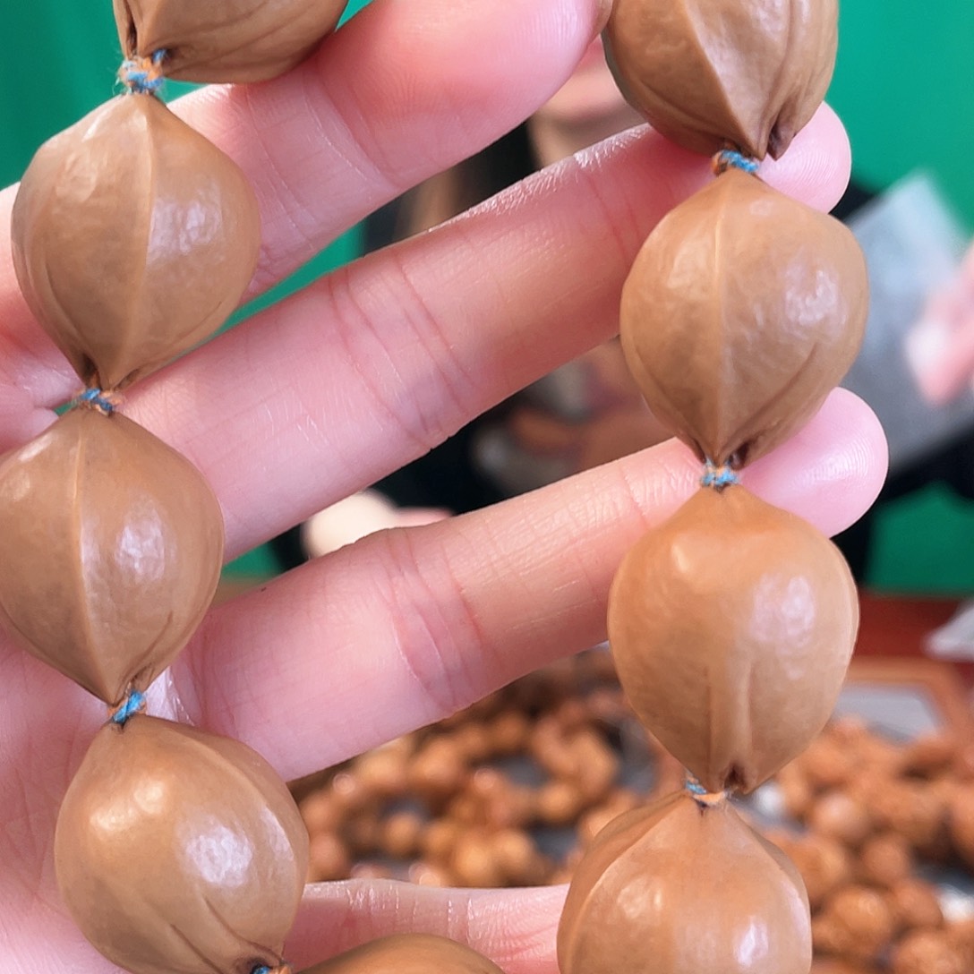 橄榄核手串2.0原皮素串