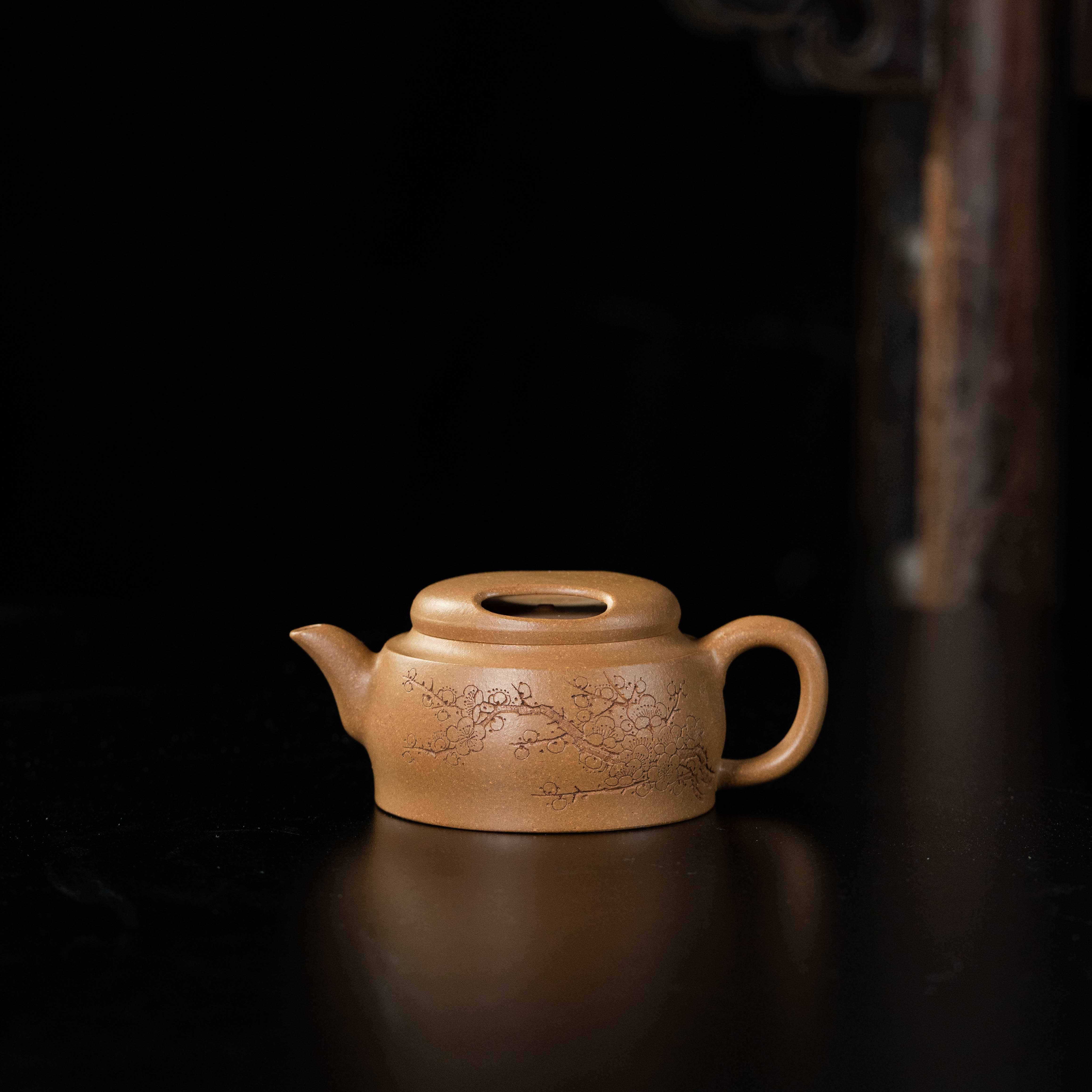 【珽仓破价】牛盖 许霞 五彩段210cc 紫砂壶